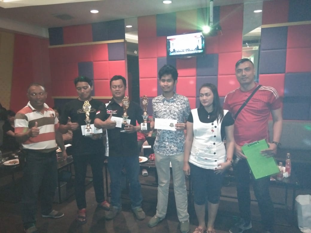 Pemenang Lomba Juara 1 Farid, Juara 2 Heri, Juara 3 Kevin